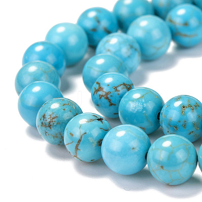 Natural Magnesite Beads Strands G-TAC0001-03B-1