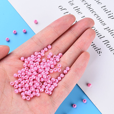 Opaque Acrylic Beads MACR-S371-11-I01-1