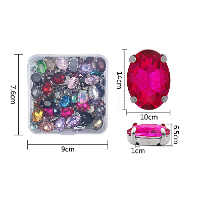 Sew on Rhinestone RGLA-OC0001-14-1