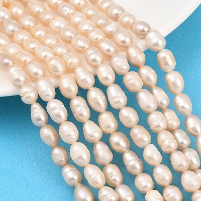 Natural Cultured Freshwater Pearl Beads Strands PEAR-D003-01D-09-1