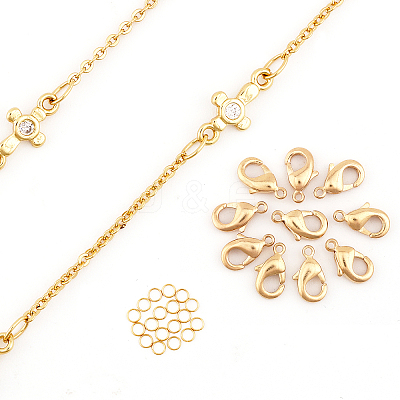 DIY Chain Bracelet Necklace Making Kit DIY-CA0005-37-1