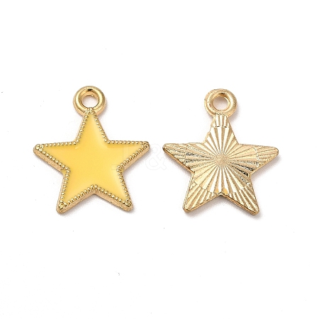 Alloy Enamel Pendants ENAM-C005-01G-04-1