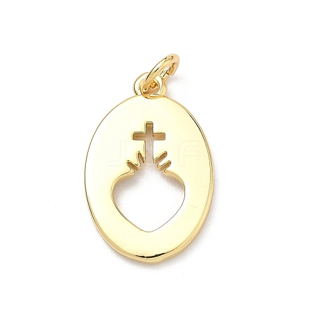 Brass Pendants KK-P345-55G-01-1