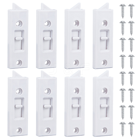 Gorgecraft 4 Pairs Plastic Window Latch Locks KY-GF0001-26B-1