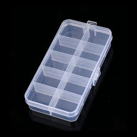 Transparent Plastic Bead Containers CON-YW0001-52-1