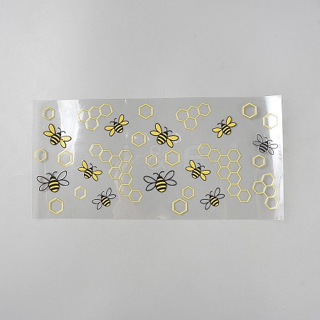 UV Plastic Cup Wrap Transfer Stickers for Glass DIY-WH20001-A14-1