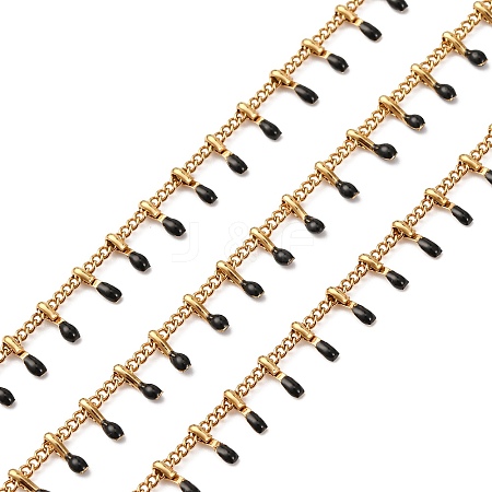 304 Stainless Steel Curb Chains STAS-R100-09A-10-1