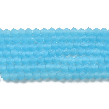 Imitation Jade Frosted Glass Bead Strands LS-GLAA-F029-JM4mm-B03-1