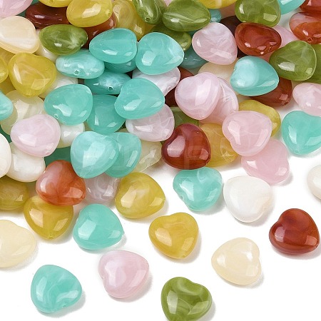 Opaque Acrylic Beads X-MACR-C037-05A-1