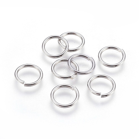 Tarnish Resistant 304 Stainless Steel Saw Cut Open Jump Rings STAS-P212-24P-05-1