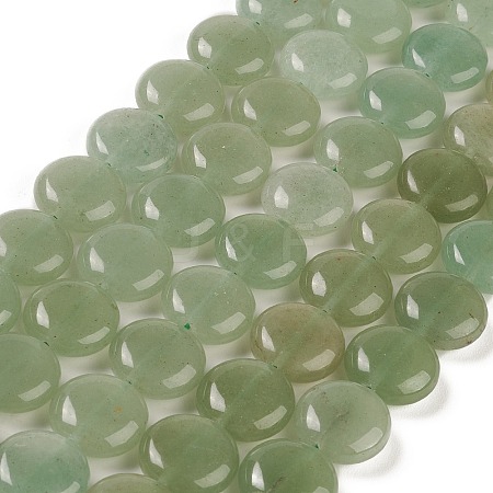 Natural Green Aventurine Beads Strands G-M403-C10-02-1