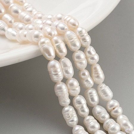 Natural Cultured Freshwater Pearl Beads Strands PEAR-P062-06B-1