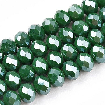 Electroplate Glass Beads Strands LS-EGLA-A034-P8mm-A24-A-1