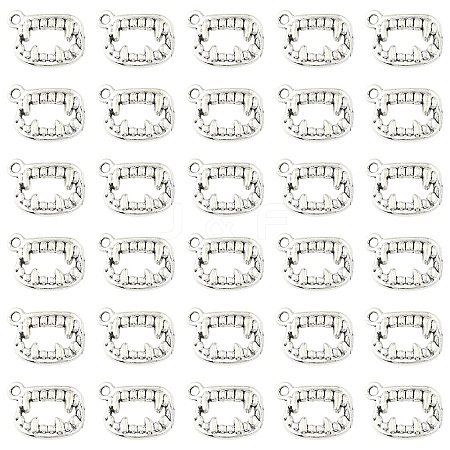 50Pcs Tibetan Style Alloy Pendants FIND-YW0009-08-1