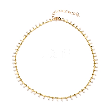 Brass Enamel Pendant Necklaces NJEW-JN03111-02-1