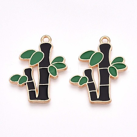 Alloy Enamel Pendants ENAM-N056-433-1