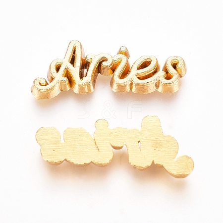 Golden Plated Alloy Cabochons PALLOY-WH0068-08A-1