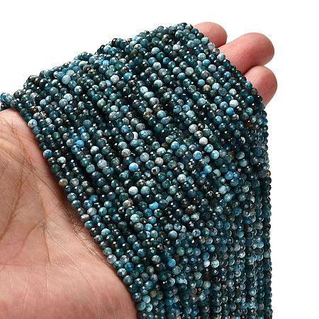 Natural Apatite Beads Strands G-RM2025-28-3.5mm-1