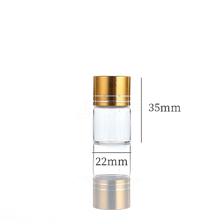 Clear Glass Bottles Bead Containers CON-WH0085-77B-02-1