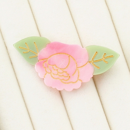 Cute Cellulose Acetate(Resin) Alligator Hair Clips PW-WG95920-01-1