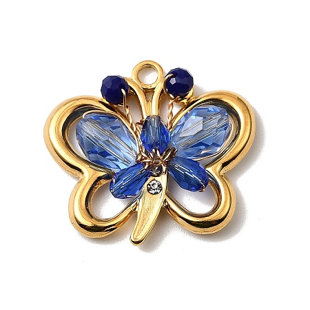 304 Stainless Steel with Acrylic Pendants STAS-Z148-03G-02-1