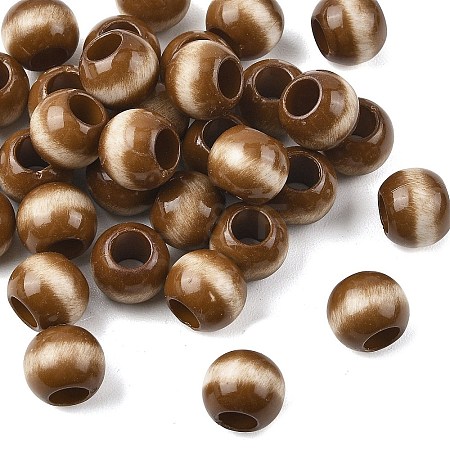 Opaque Acrylic European Beads OACR-Z036-05A-02-1
