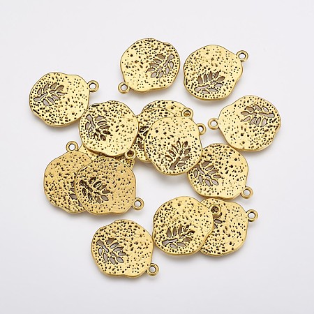 Tibetan Style Alloy Pendants X-TIBEP-A14120-AG-FF-1