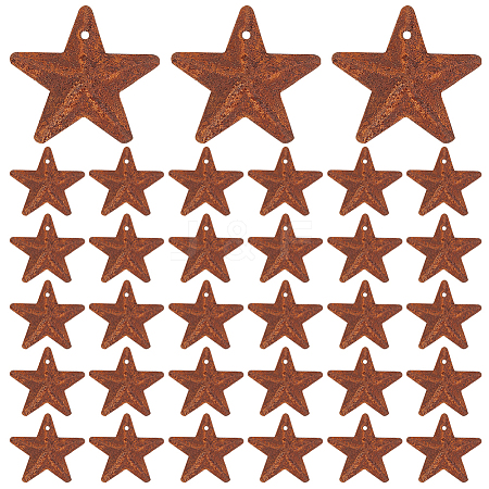 60Pcs Iron Pendants IFIN-GF0001-42C-1