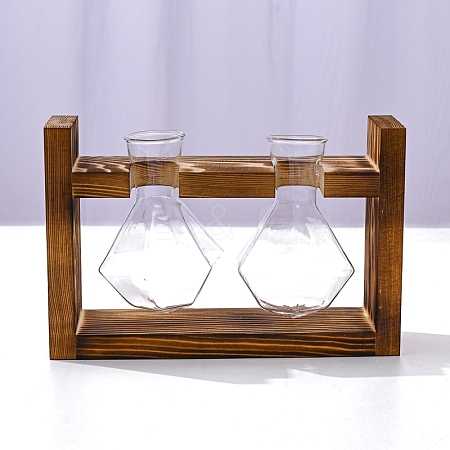 Glass Hydroponics Container Desktop Art Decoration PW-WG9273D-05-1