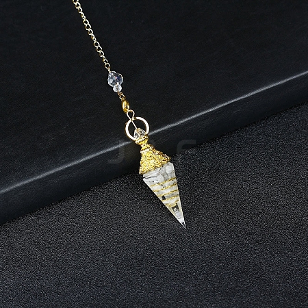 Resin Cone Dowsing Pendulums PW-WGC05D6-05-1