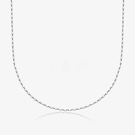 925 Sterling Silver Link Chain Necklaces EJ2248-6-1