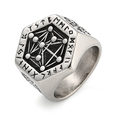 304 Stainless Steel Ring RJEW-B055-01AS-04-1