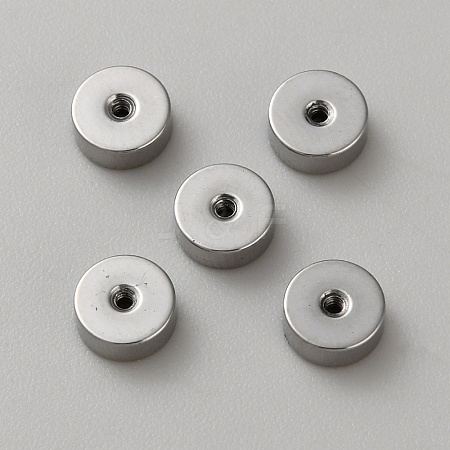 Non-Tarnish 304 Stainless Steel Pierced Earring Backs Replacement FIND-WH20004-15A-P-1