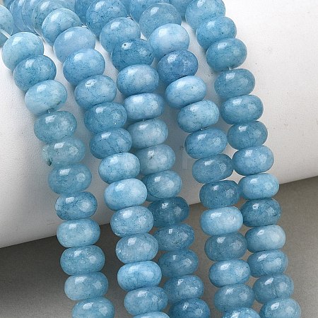 Dyed Natural White Jade Beads Strands GG-CBA9281-A17-5x8mm-1