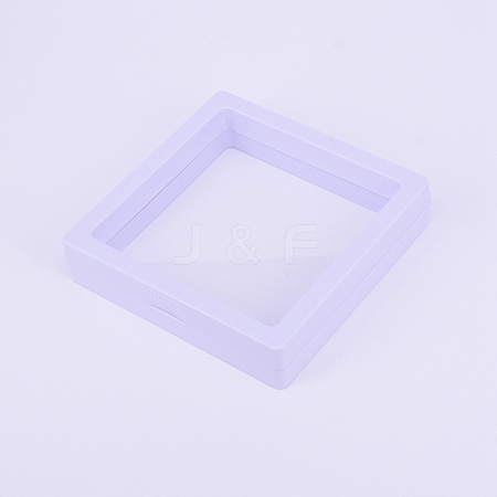 Polyethylene(PE) 3D Floating Frame Display Holder ODIS-WH0006-03B-02-1