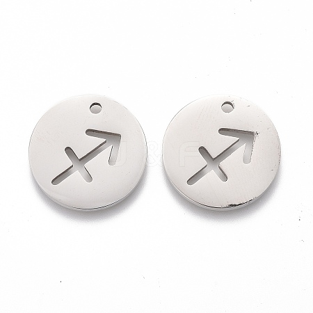 Tarnish Resistant 201 Stainless Steel Pendants LS-STAS-Z001-B-12P-1