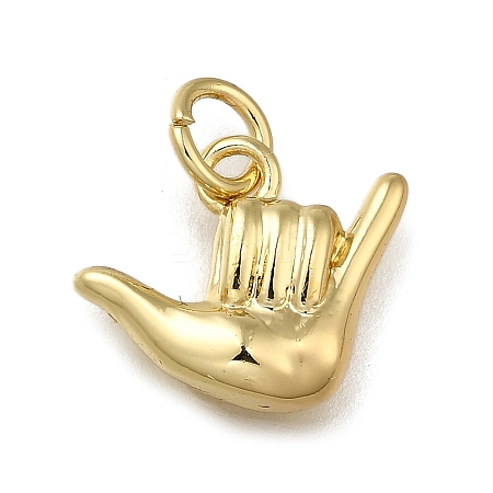 Brass Pendants LS-ZIRC-I070-019G-1
