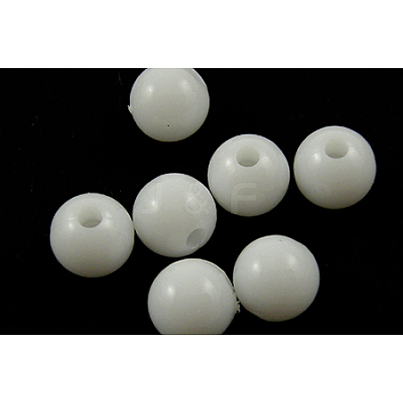 Opaque Acrylic Beads X-PL681-3-1