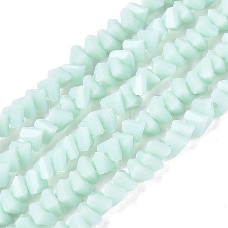 Opaque Glass Beads Strands GLAA-N019-3mm-14-1