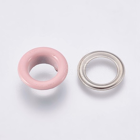 Iron Grommet Eyelet Findings IFIN-WH0023-B05-1