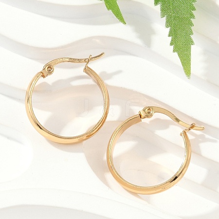 201 Stainless Steel Hoop Earrings EJEW-Q026-17G-A-1