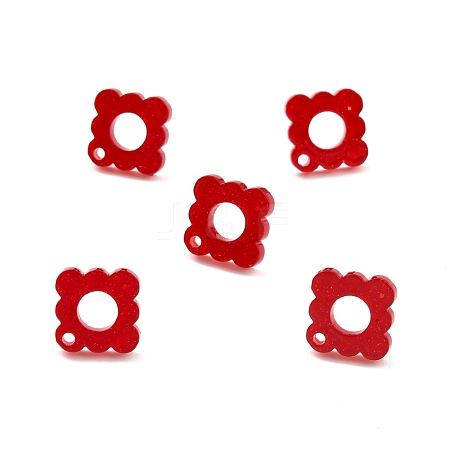 Acrylic Stud Earring Finding FIND-B003-01C-1