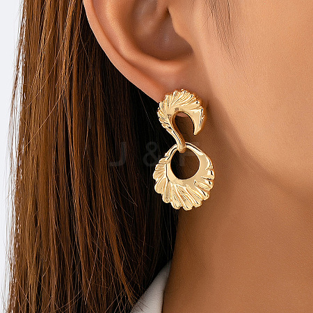 Alloy Stud Dangle Earrings WG59D7D-01-1