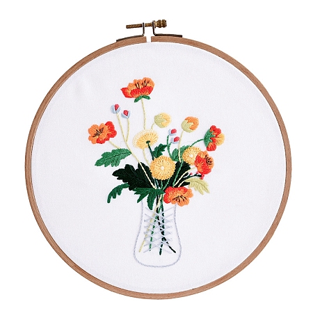 Flower Pattern Embroidery Kits PW-WGC5DA1-04-1