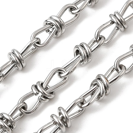 304 Stainless Steel Infinity Link Chains CHS-S012-07P-02-1