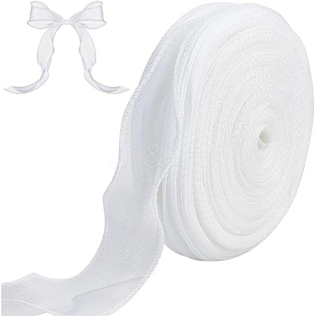 Polyester Organza Ribbons SRIB-WH20020-003A-03-1
