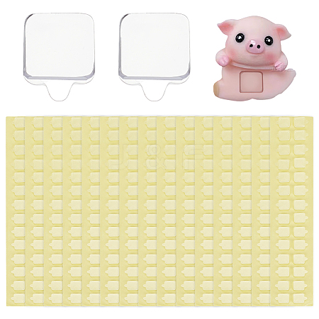 Square Acrylic Duble Sided Stickers DIY-WH0678-62A-1