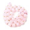 Natural Quartz Dyed Beads Strands G-U023-A02-02-3