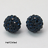 Polymer Clay Rhinestone Beads RB-H258-HD10mm-207-1
