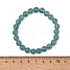 8MM Natural Blue Fluorite Round Beaded Stretch Bracelets for Women GG-CBA3F02-10-5